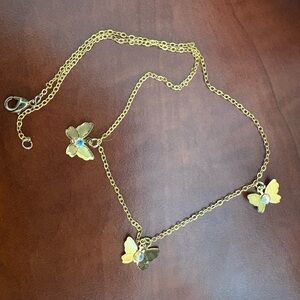 Gold Butterfly Necklace